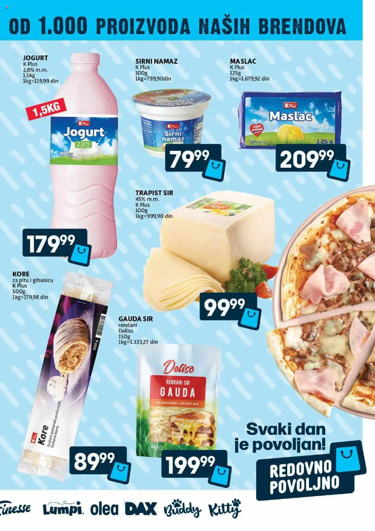 Idea katalog - važi od 24.07.2025 | Strana: 7 | Proizvode: Trapist sir, Maslac, Sir, Jogurt