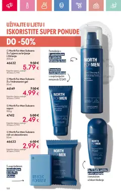 Oriflame katalog | vrijedi od 13.07.2025 | Stranica: 158 | Proizvodi: Pjena za brijanje, Sapun, Dezodorans