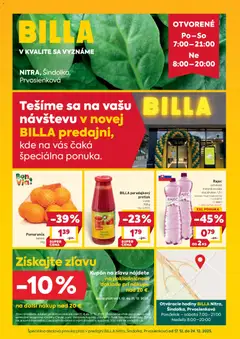 Billa leták platný od 17.12.2025