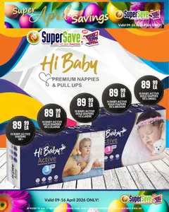 Super Save specials catalogue – valid from 09.04.2026 | Page: 57 | Products: Nappies