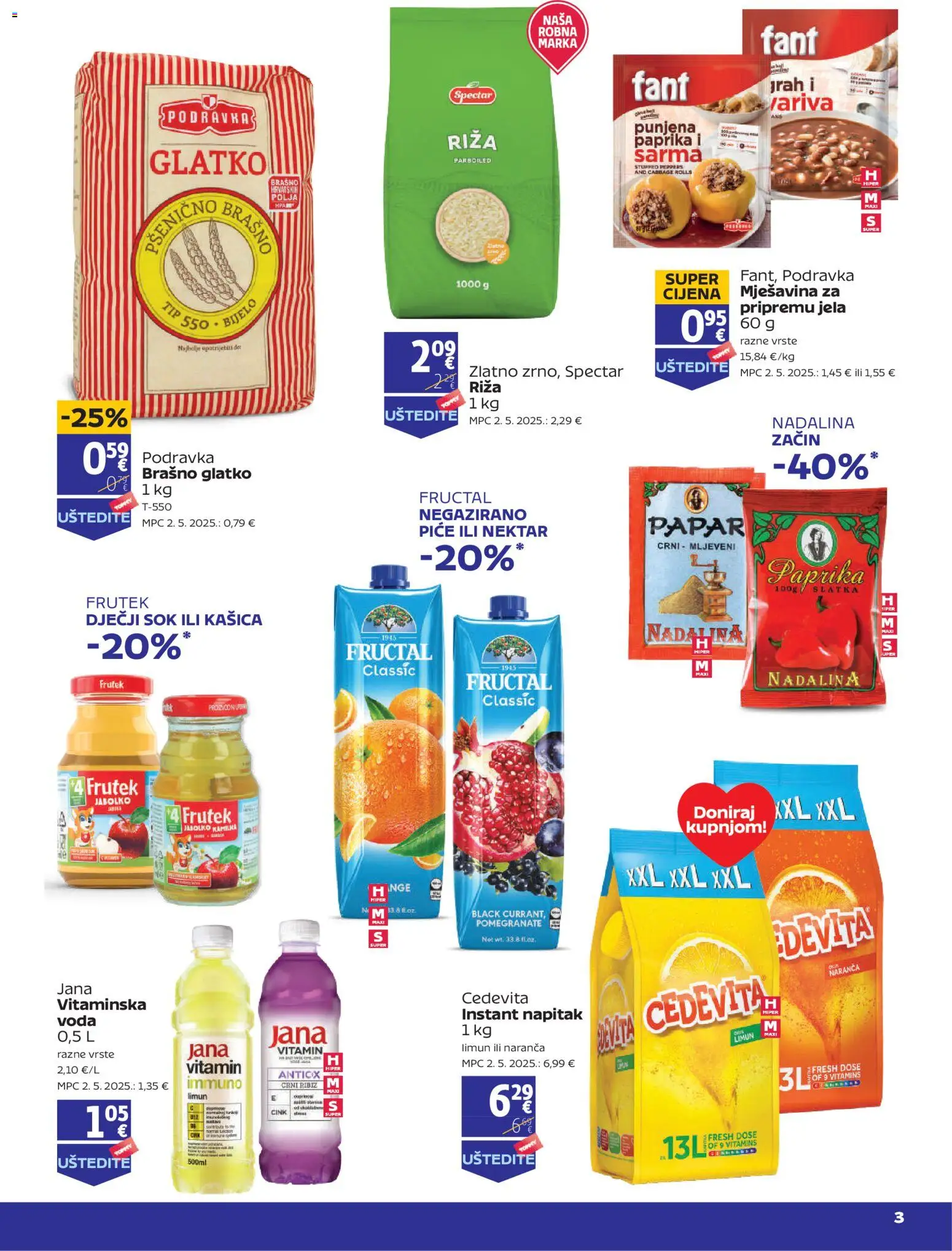 Tommy katalog | vrijedi od 27.11.2025 | Stranica: 2 | Proizvodi: Podravka, Riža, Limun, Cedevita