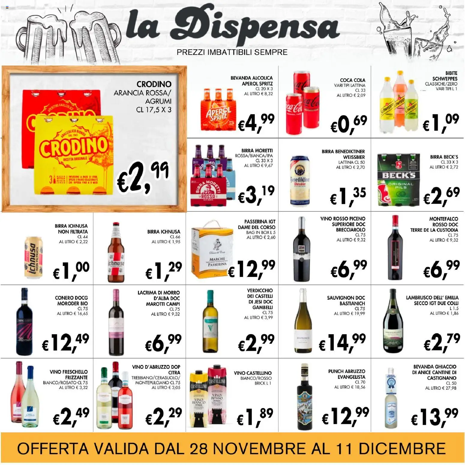 Volantino Coal del 28.11.2025 | Pagina: 18 | Prodotti: Vino, Agrumi, Bibite, Vino rosso