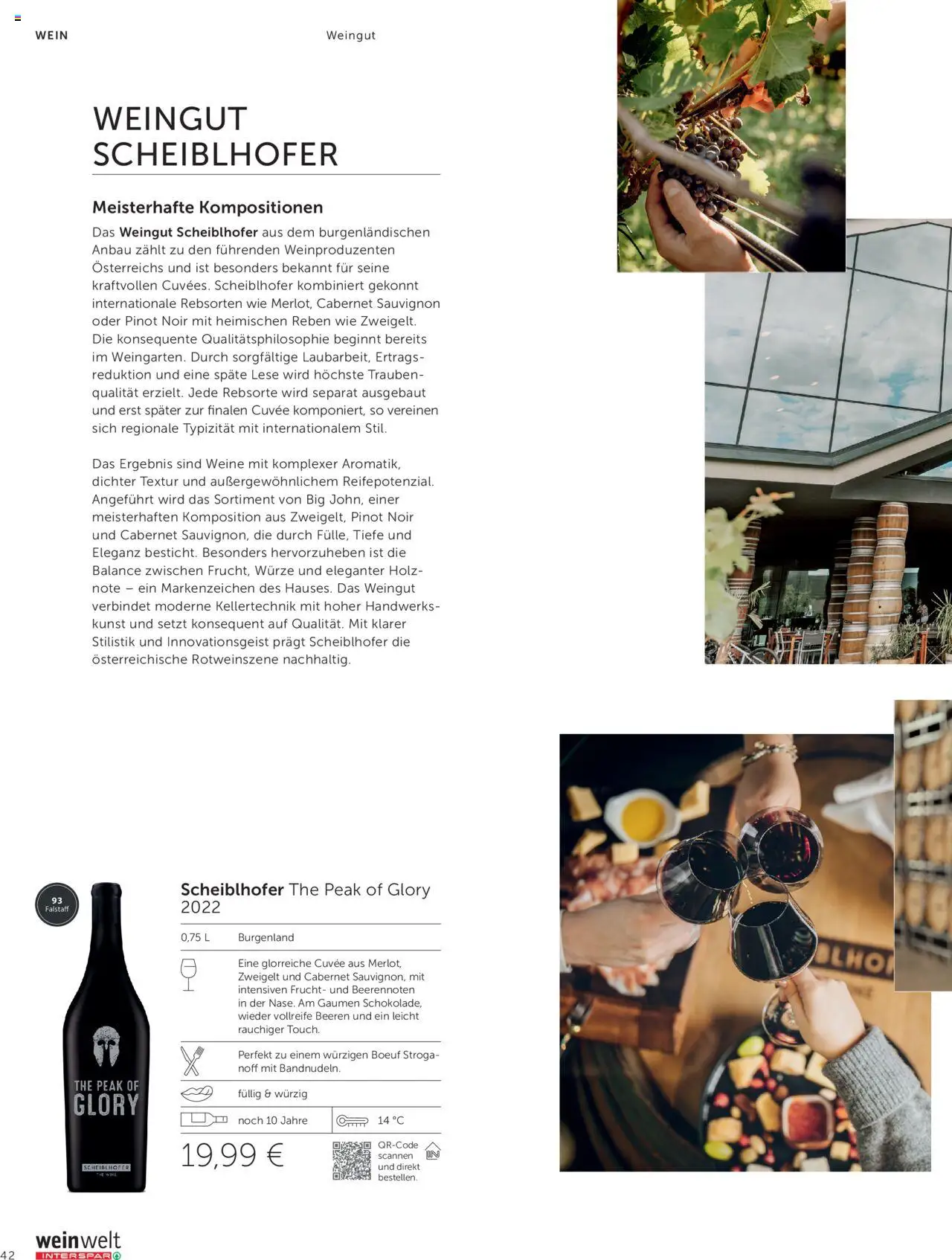 Interspar Weinwelt Magazin Ausgabe Herbst gültig ab 10.09.2025 | Seite: 42 | Produkte: Wein