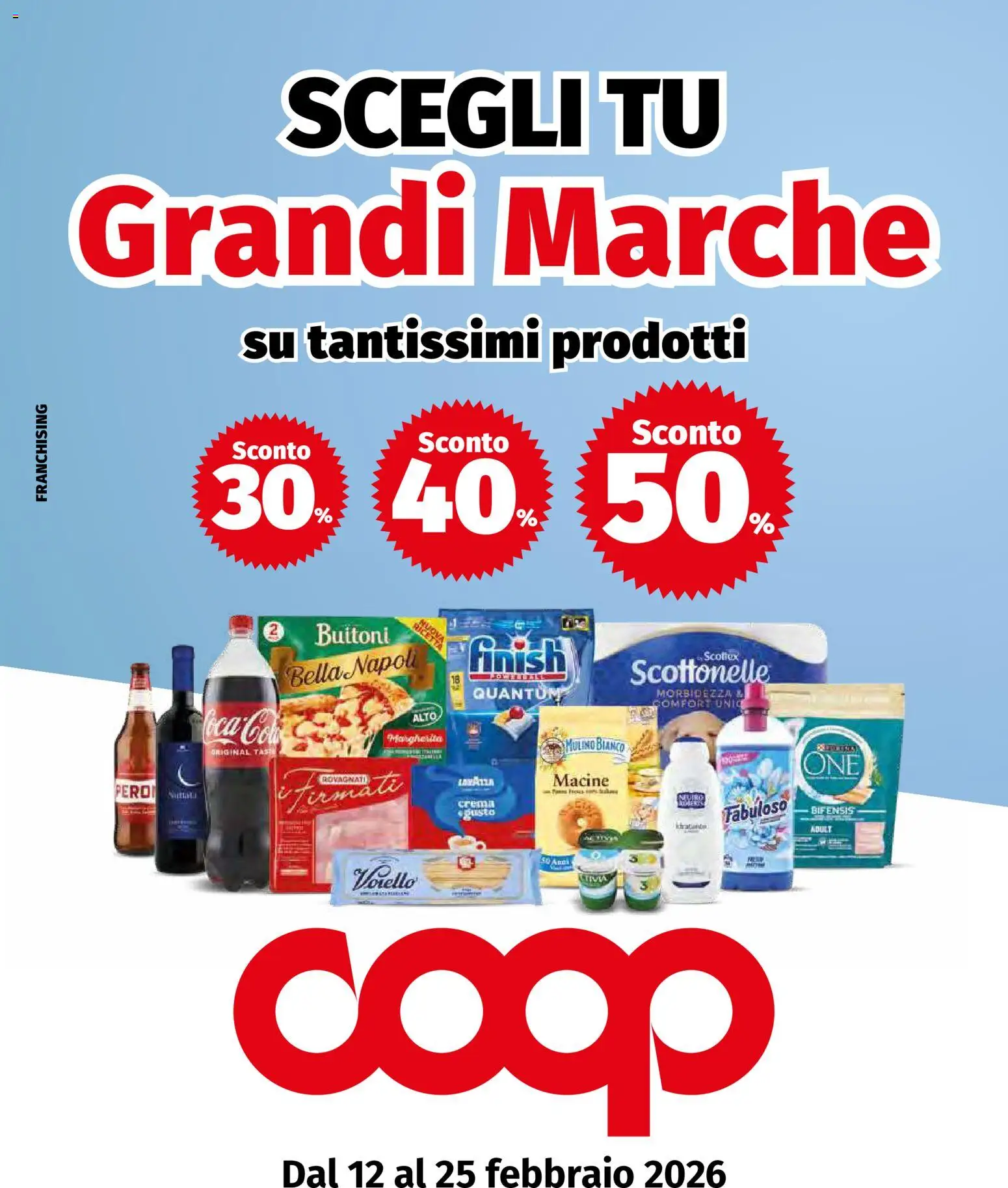 Volantino COOP del 12.02.2026 | Pagina: 1 | Prodotti: Crema, Coca Cola