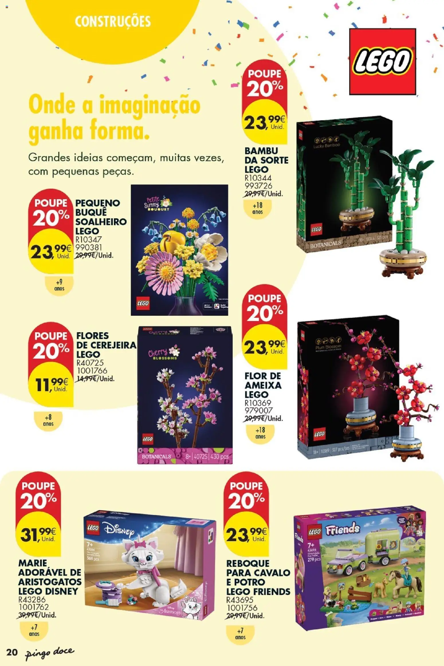 Pingo Doce - Bazar Kids │ válido de 17.02.2026 | Página: 20 | Produtos: Flores