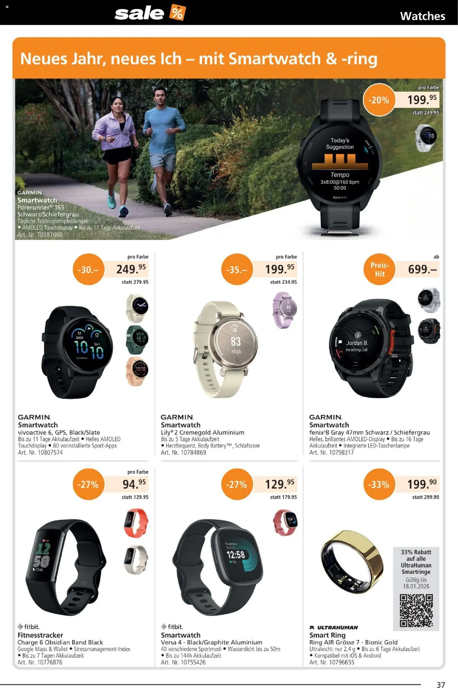 Fust Aktionen – gültig ab 25.12.2025 | Seite: 37 | Produkte: Smartwatch