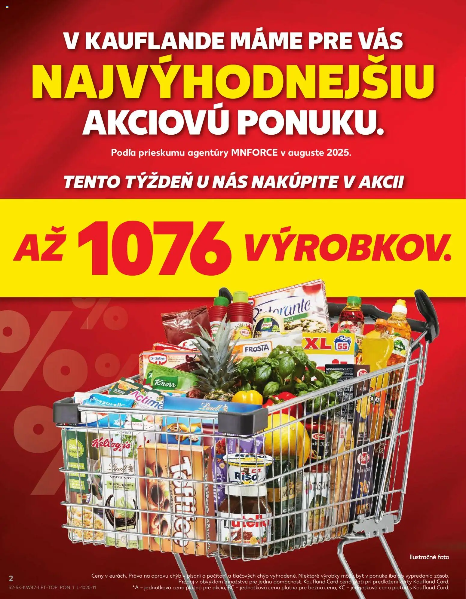 Nové Kaufland akcie – leták je platný od 20.11.2025 | Strana: 2 | Produkty: Pizza, Toffifee, Tassimo, Nutella
