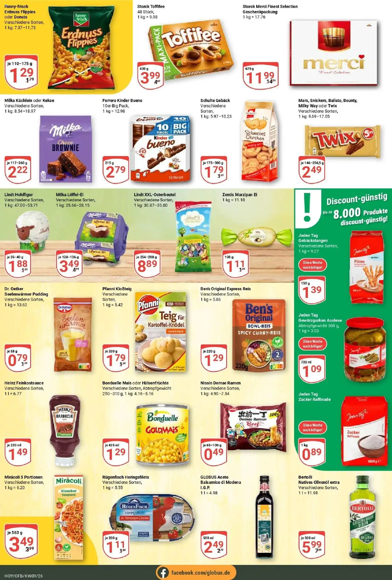 Globus Prospekt Hoyerswerda – gültig ab 23.02.2026 | Seite: 11 | Produkte: Kinder bueno, Twix, Zucker, Lindt