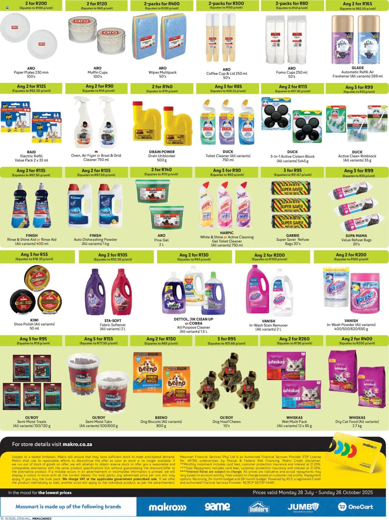 New Makro catalogue – valid from 28.07.2025 | Page: 10 | Products: Fryer, Dog biscuits, Paper, Paper plates