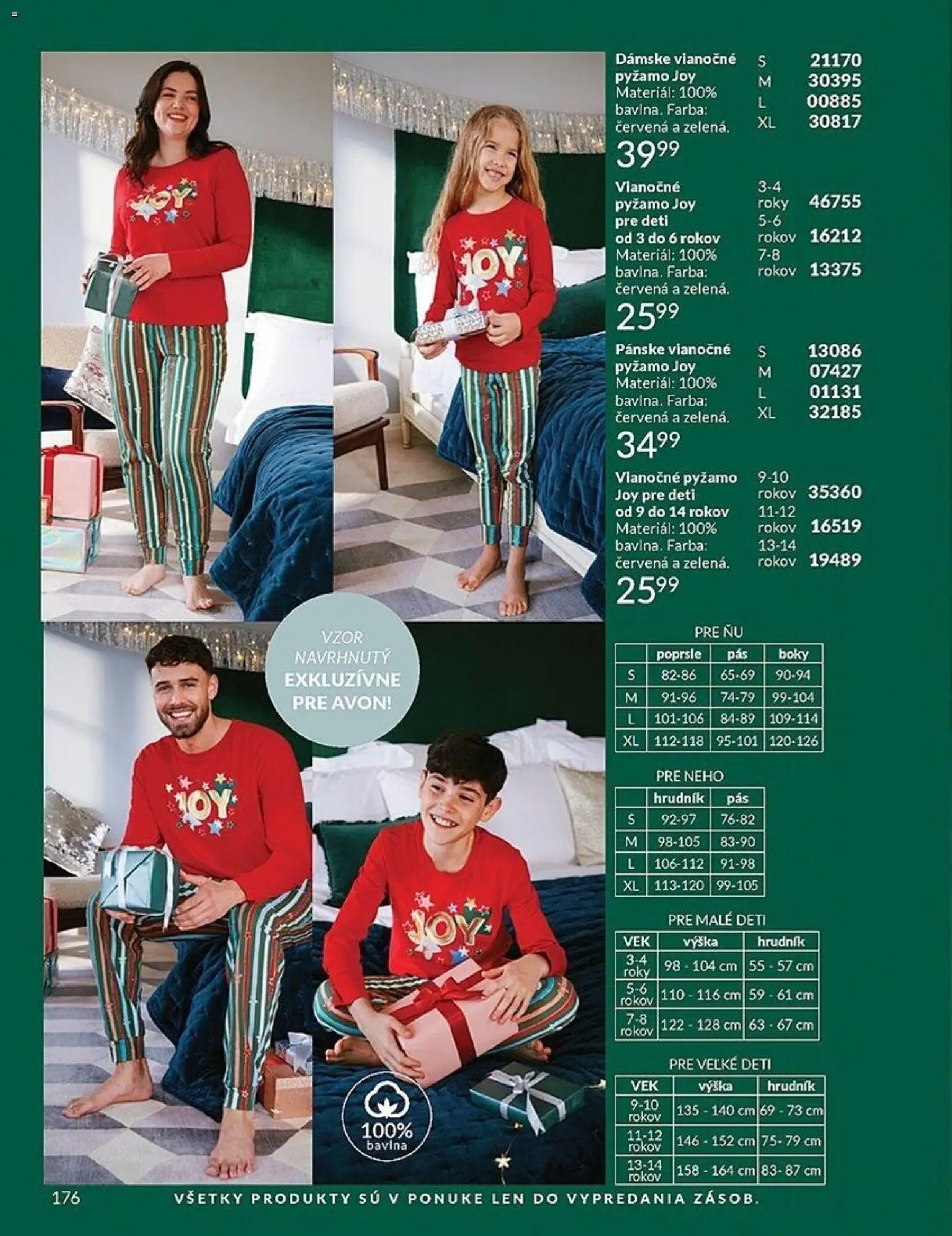 Nové Avon akcie – leták je platný od 01.12.2025 | Strana: 176 | Produkty: Pyžamo