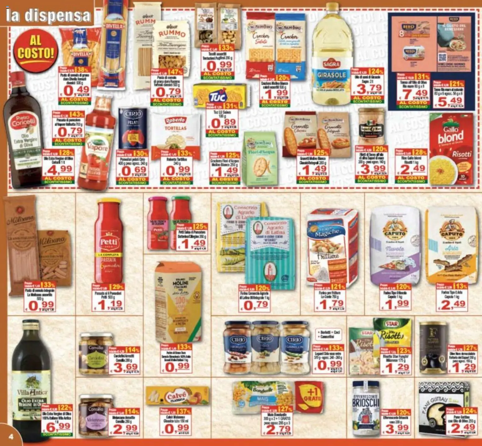 Volantino CTS del 17.04.2026 | Pagina: 4 | Prodotti: Pomodori, Crackers, Tortillas, Mais