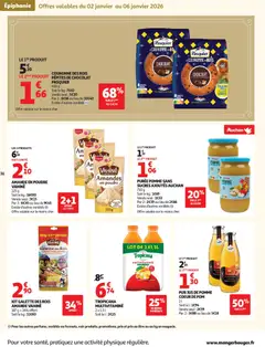 Auchan - Prévisualisation de Auchan prospectus valide à partir de 02.01.2026 | Page: 36 | Produits: Amande, Jus de pomme, Chocolat, Jus