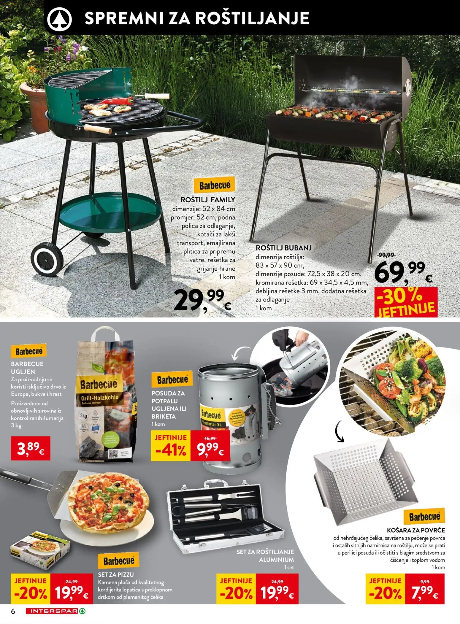 Interspar katalog | vrijedi od 15.04.2026 | Stranica: 6 | Proizvodi: Roštilj, Košara, Povrće, Lopatica