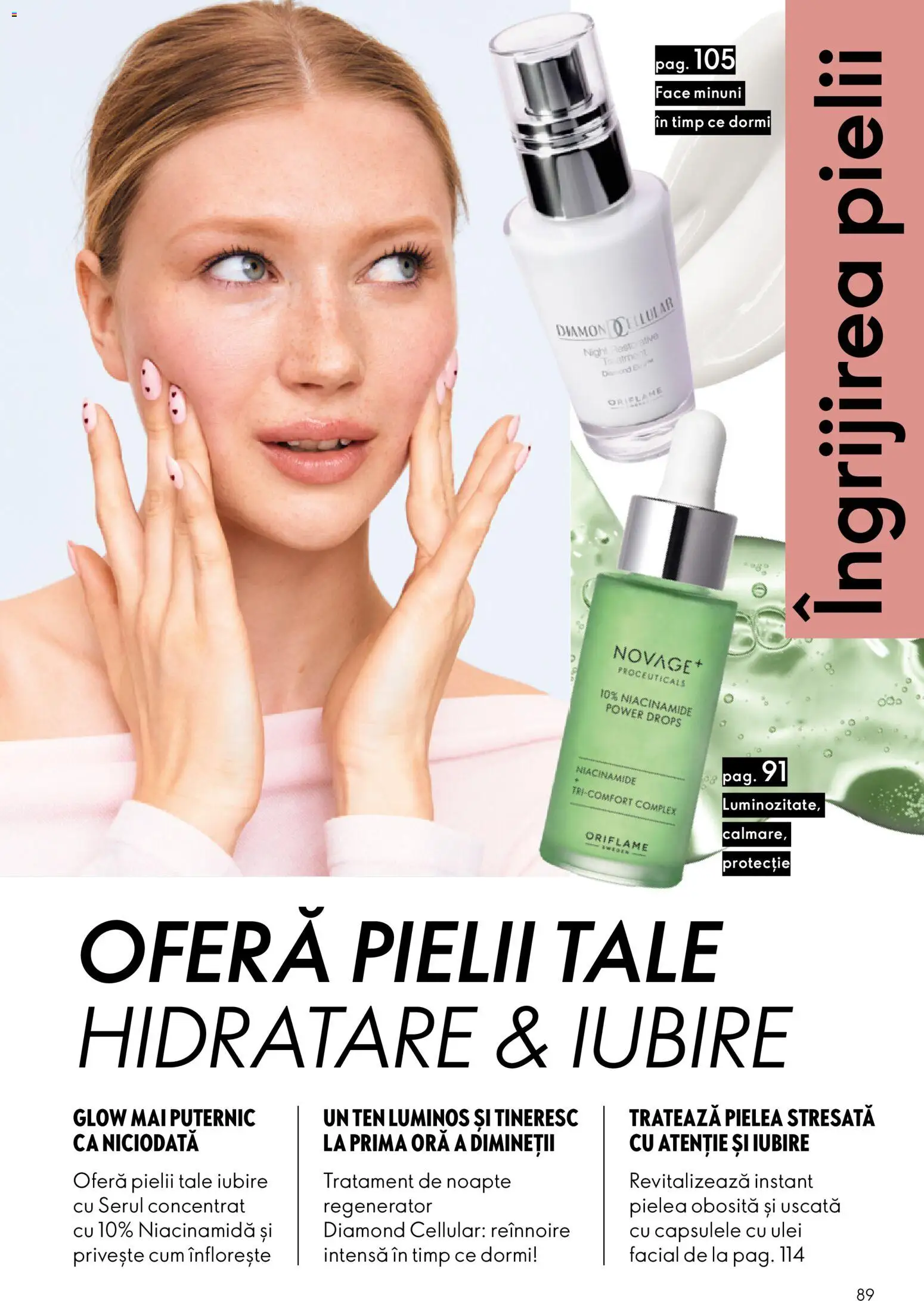 Noul catalog Oriflame – valabil de la 21.01.2026 | Pagină: 89 | Produse: Ulei