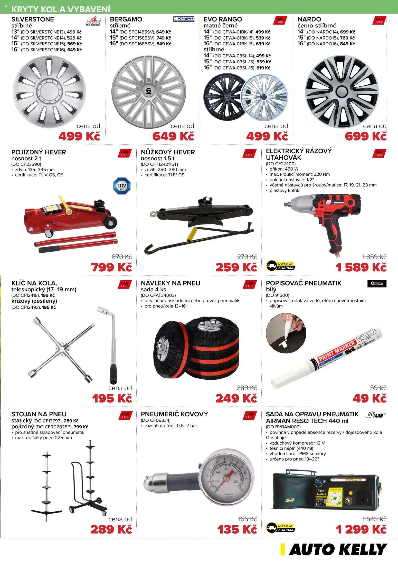 Auto Kelly leták od 03.03.2026 | Strana: 3 | Produkty: Kufřík, Elektrický rázový utahovák, Popisovač, Kola