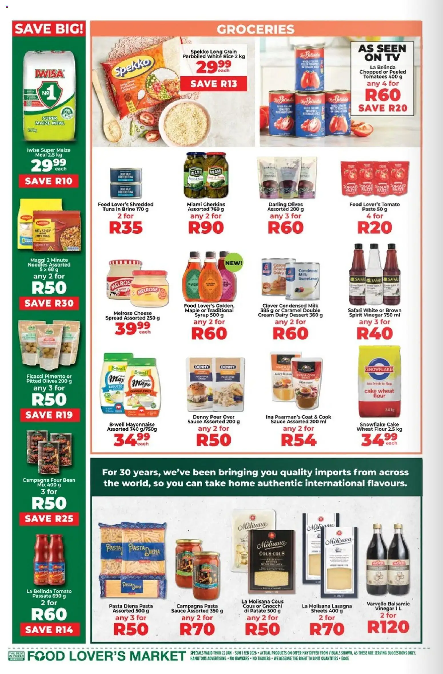 New Food Lover's Market catalogue – valid from 22.01.2026 | Page: 14 | Products: Cake, TV, Cheese, Caramel
