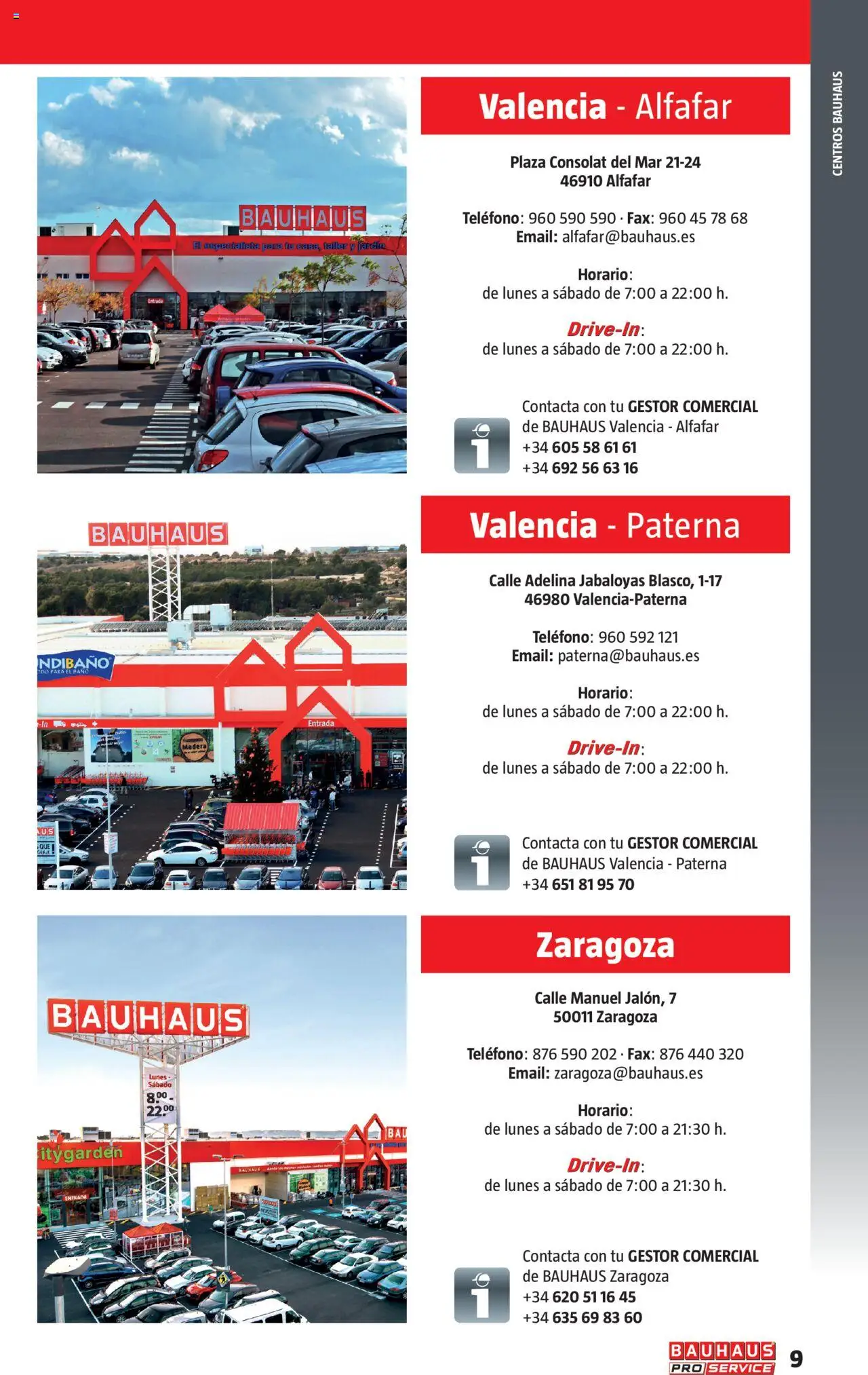 Bauhaus - ProService  │ válido desde el 24.02.2025 | Página: 9 | Productos: Teléfono, Baño