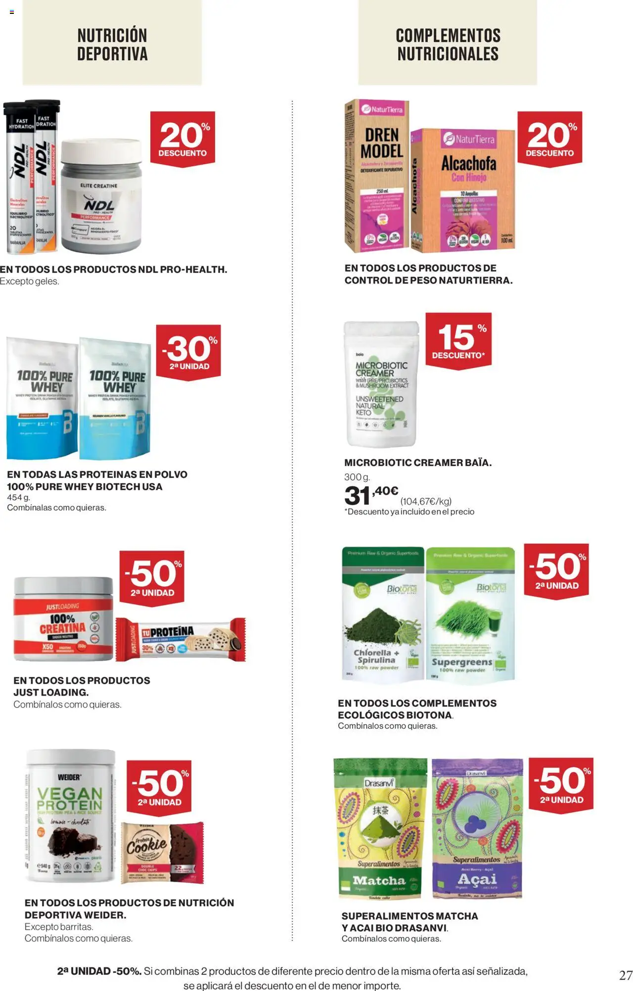 Supercor Península y Baleares │ válido desde el 11.09.2025 | Página: 27 | Productos: Polvo, Chocolate, Peso