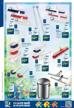 Náhled letáku Makro leták - Úklid a kosmetika od 25.02.2026 | Strana: 4 | Produkty: Lopatka, Koš, Smeták, Stěrka na okna