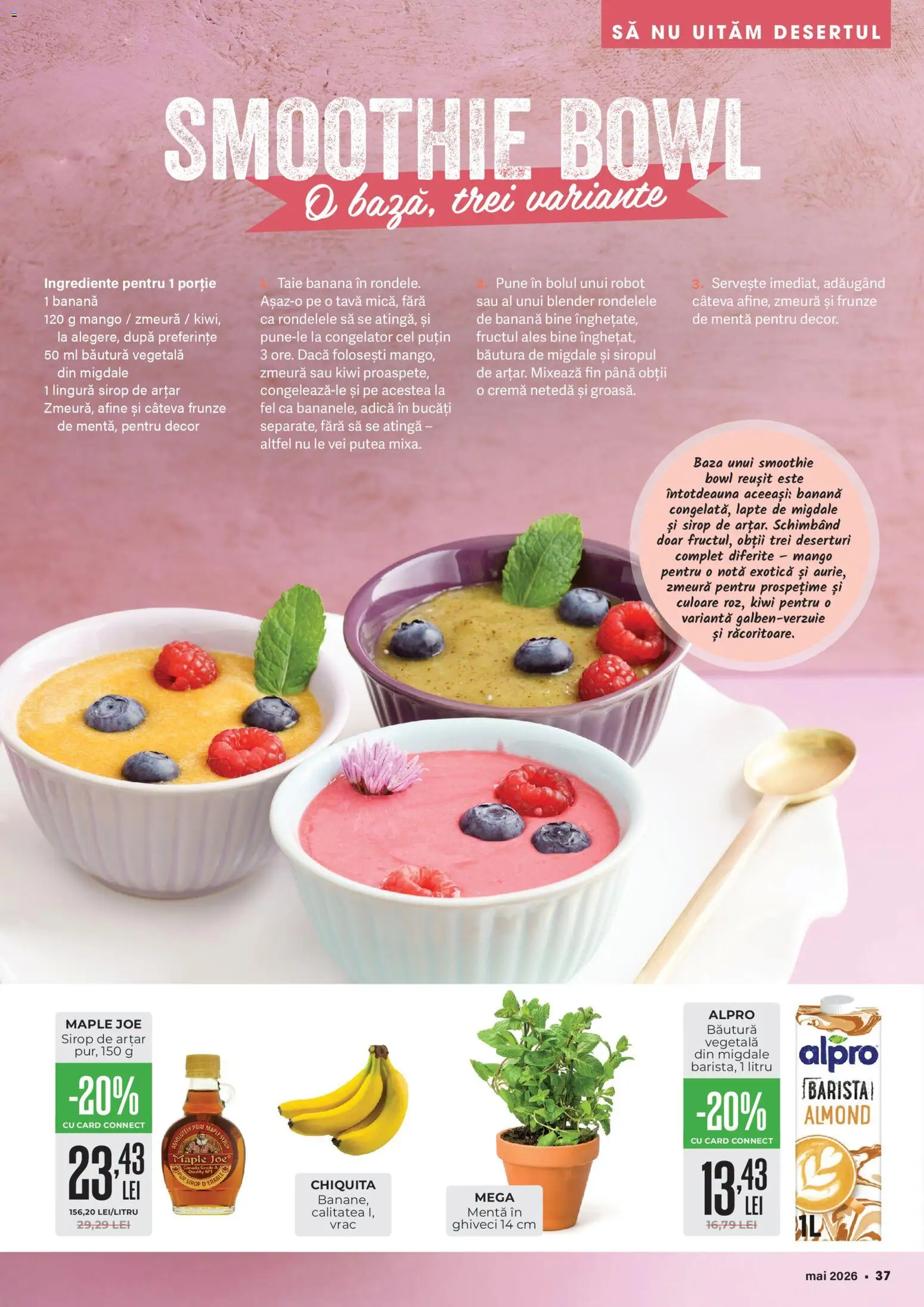 Noul catalog Mega Image – valabil de la 23.04.2026 | Pagină: 37 | Produse: Congelator, Migdale, Lapte, Cremă