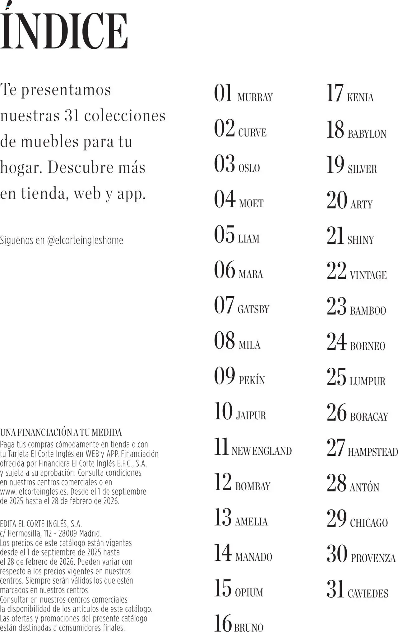 El Corte Inglés ofertas │ válido desde el 13.10.2025 | Página: 2 | Productos: Té, Muebles