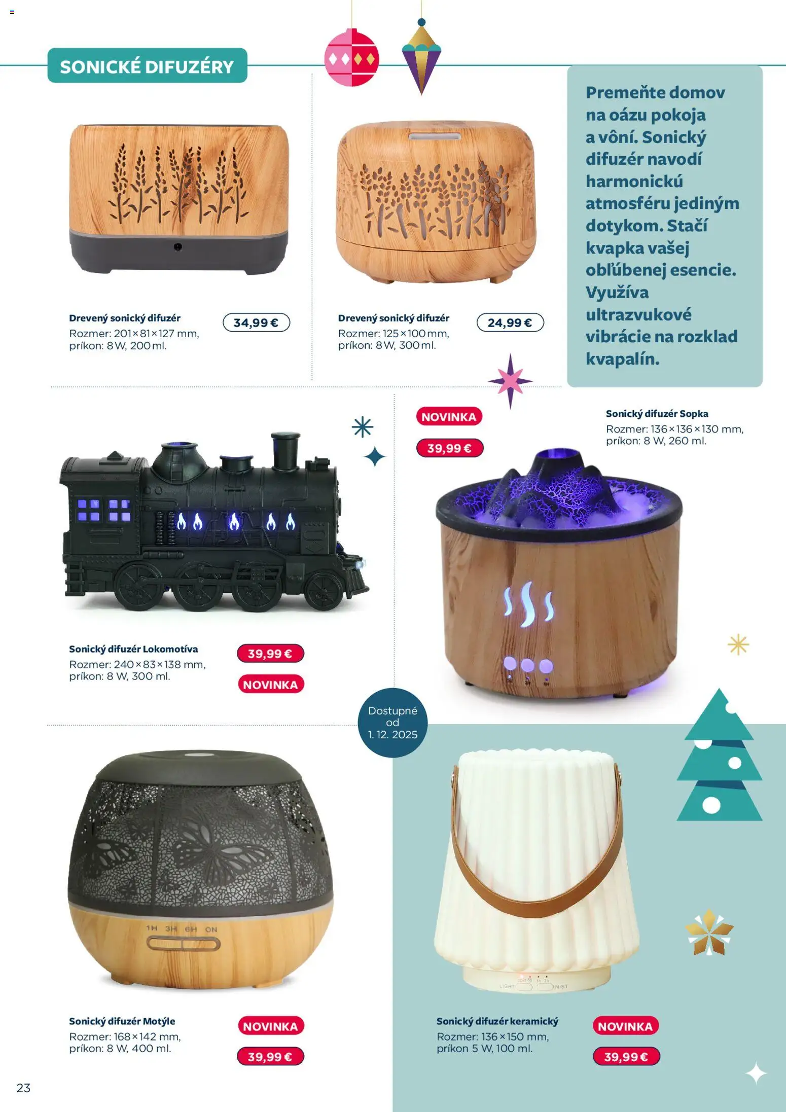 Nové Albi akcie – leták je platný od 02.11.2025 | Strana: 23 | Produkty: Difúzer