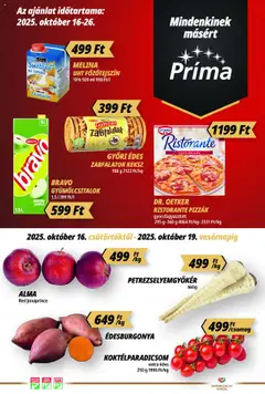 CBA Príma Akciós újság - amely érvényes a következő dátumtól: 16.10.2025