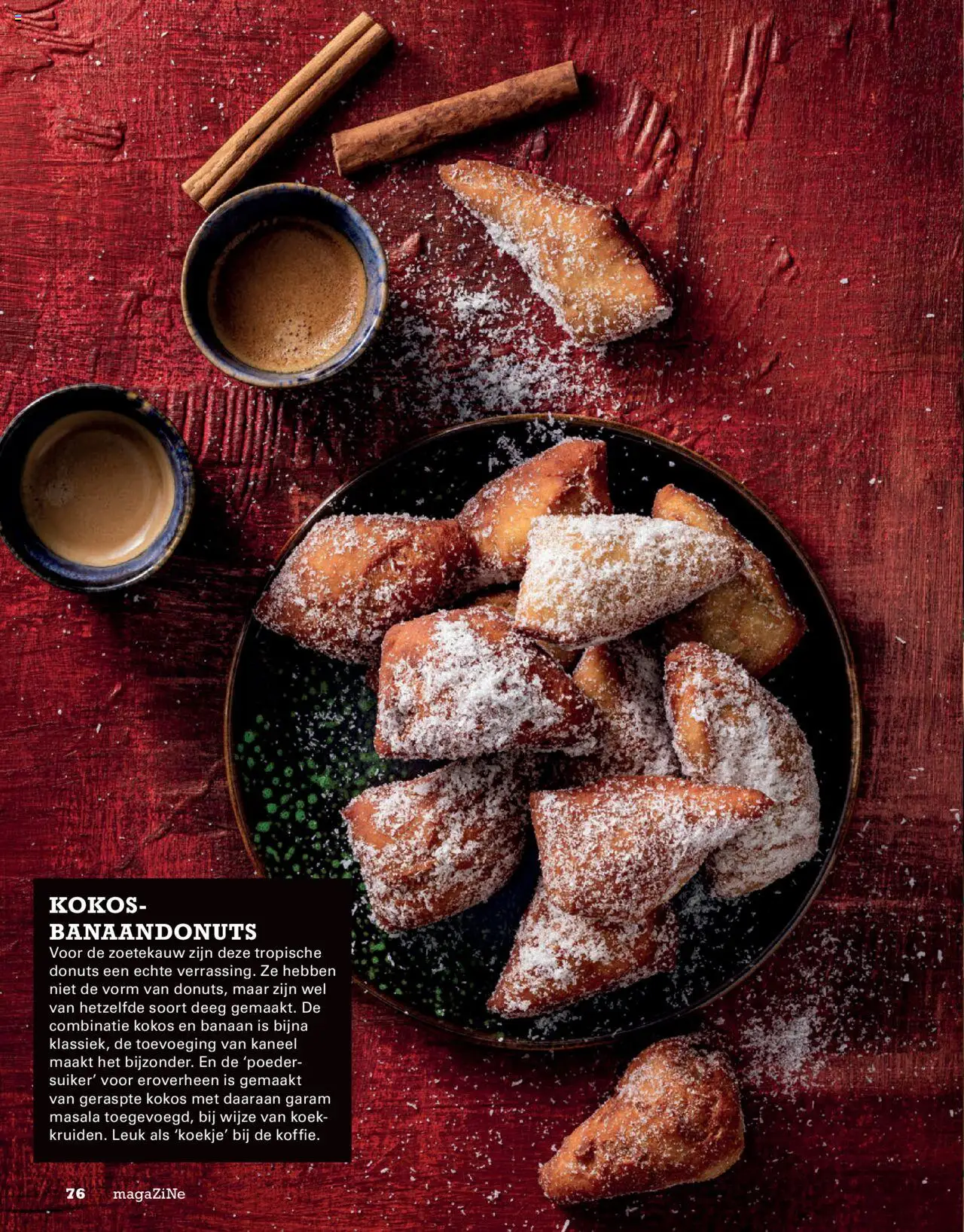  | Pagina: 76 | Producten: Donuts, Deeg, Kaneel, Banaan