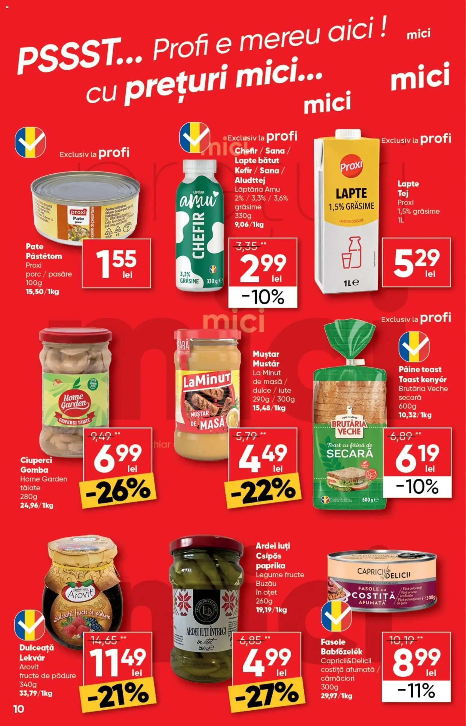 Noul catalog Profi – valabil de la 07.01.2026 | Pagină: 10 | Produse: Ardei, Rom, Muștar, Legume