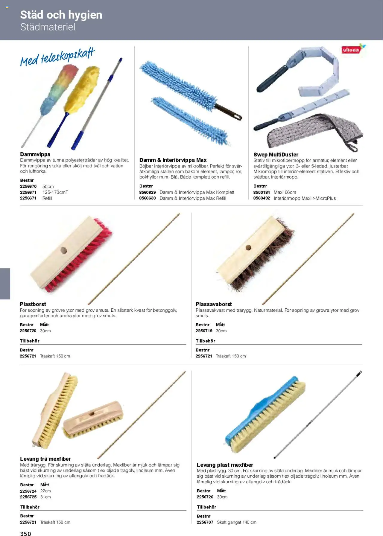 Office Depot reklamblad aktuell från 01.02.2025 | Sida: 352 | Produkter: Tvål, Kvast, Dammvippa