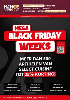 Hanos -Black Friday - Voorbeeld van een folder van Hanos, geldig van 17.11.2025