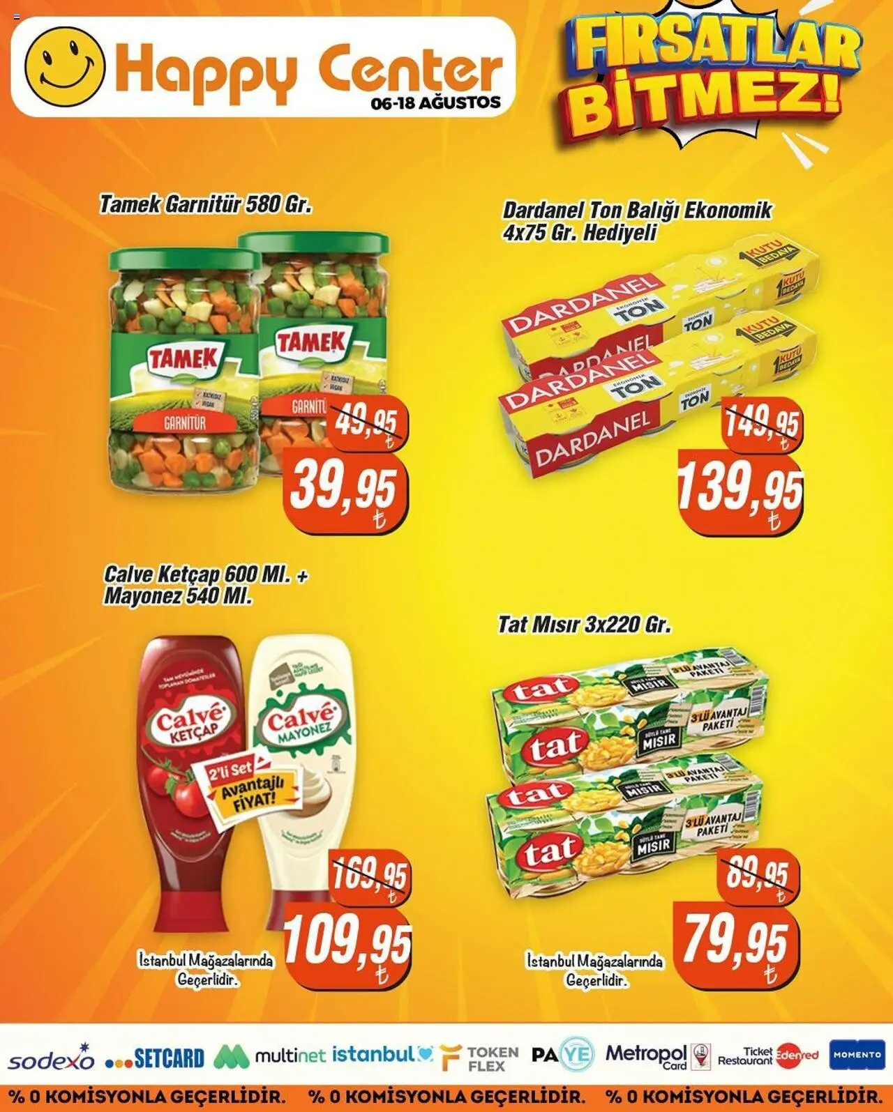 Happy Center Katalog - 06.08.2025 tarihinden itibaren geçerlidir | Sayfa: 20 | Ürünler: Kutu, Ketçap, Mayonez, Mısır
