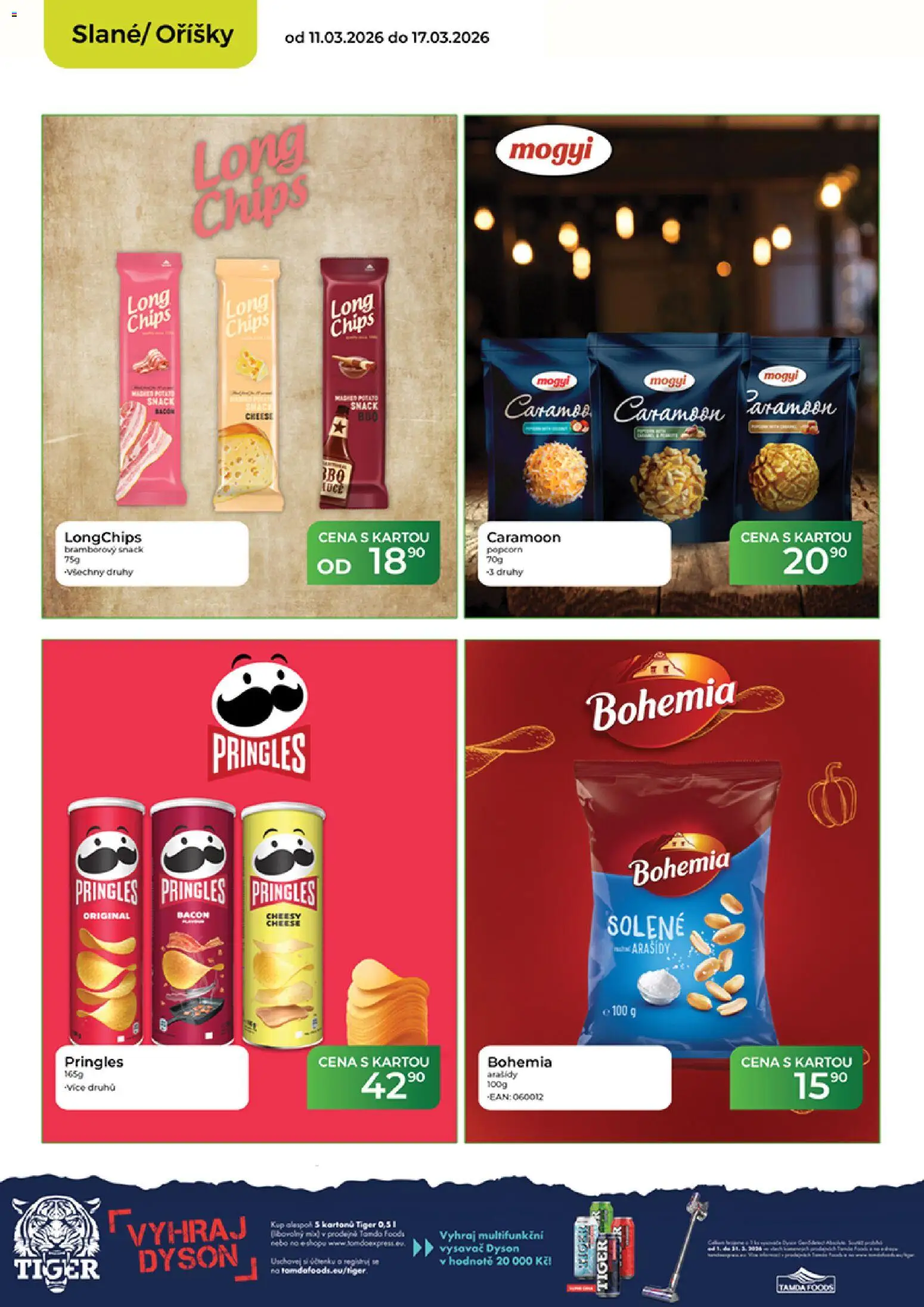 Tamda Foods leták od 11.03.2026 | Strana: 36 | Produkty: Tiger, Arašídy, Oříšky, Vysavač
