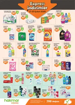 17.02.2026 tarihinden itibaren geçerli olan Hakmar Express kataloğu önizlemesi
