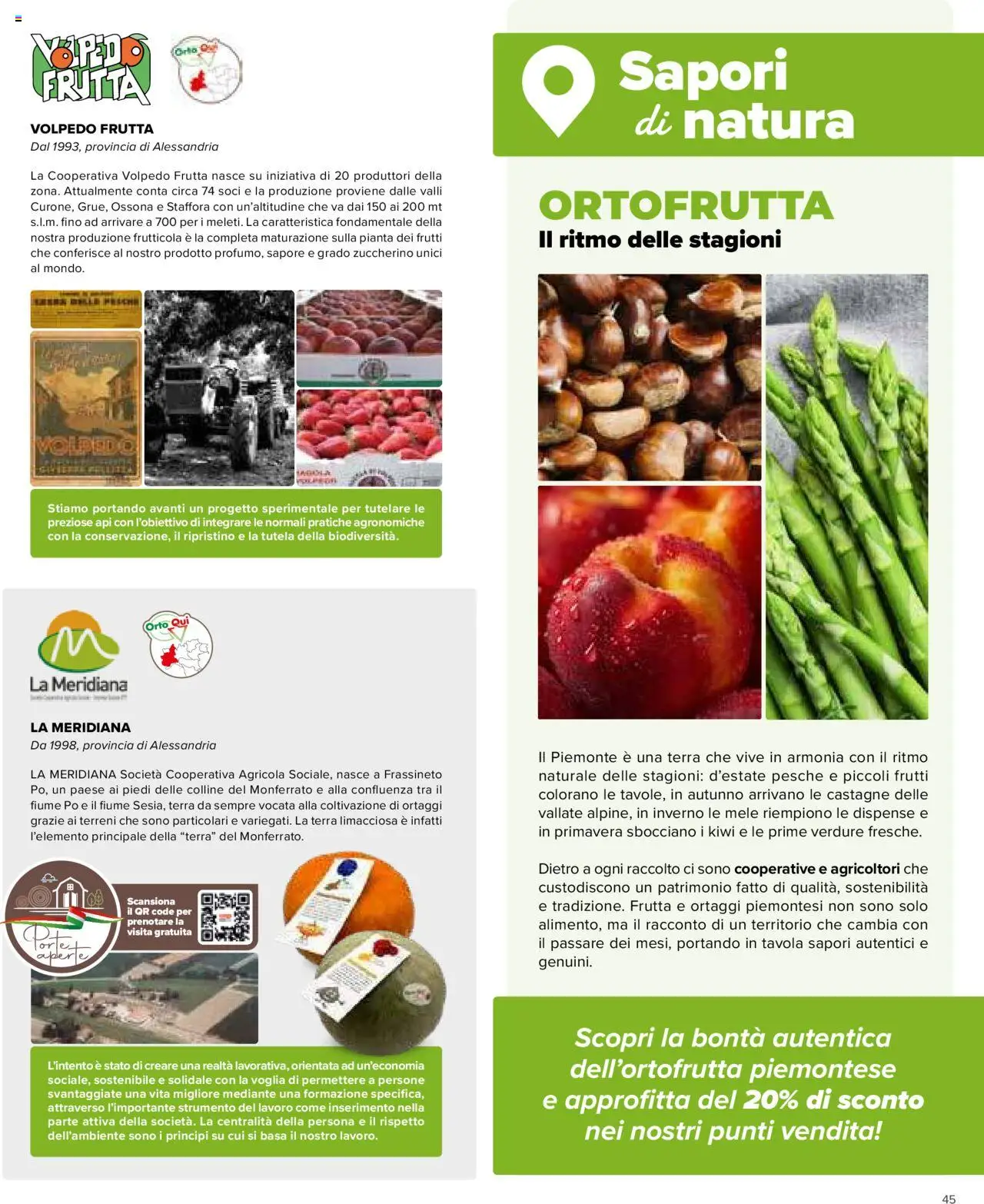 Volantino Ipercoop del 02.10.2025 | Pagina: 45 | Prodotti: Mele, Kiwi, Verdure, Frutta