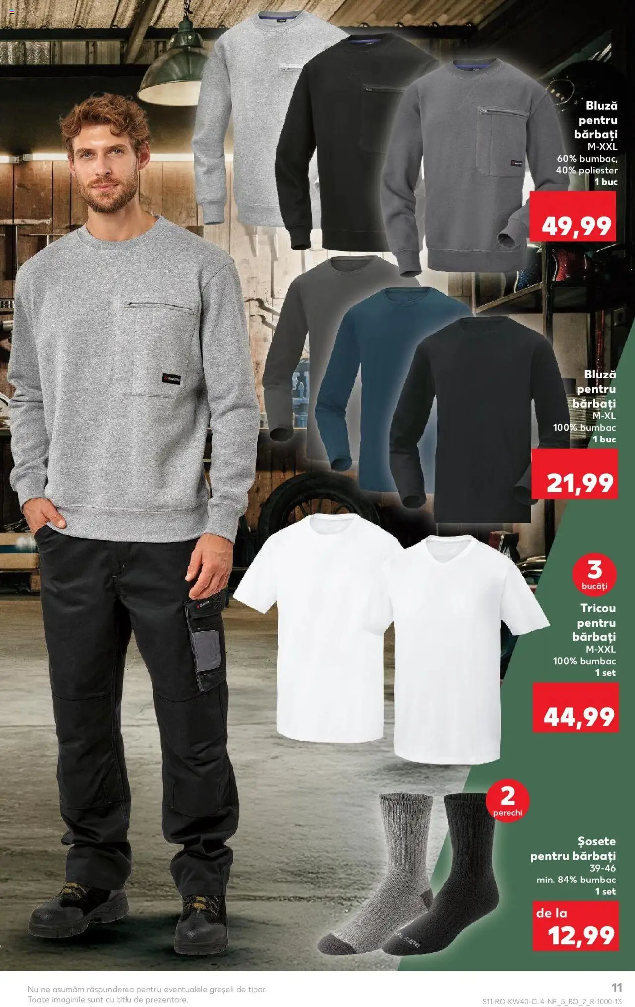 Noul catalog Kaufland – valabil de la 01.10.2025 | Pagină: 11 | Produse: Kestane, Tricou, Bluză, Șosete