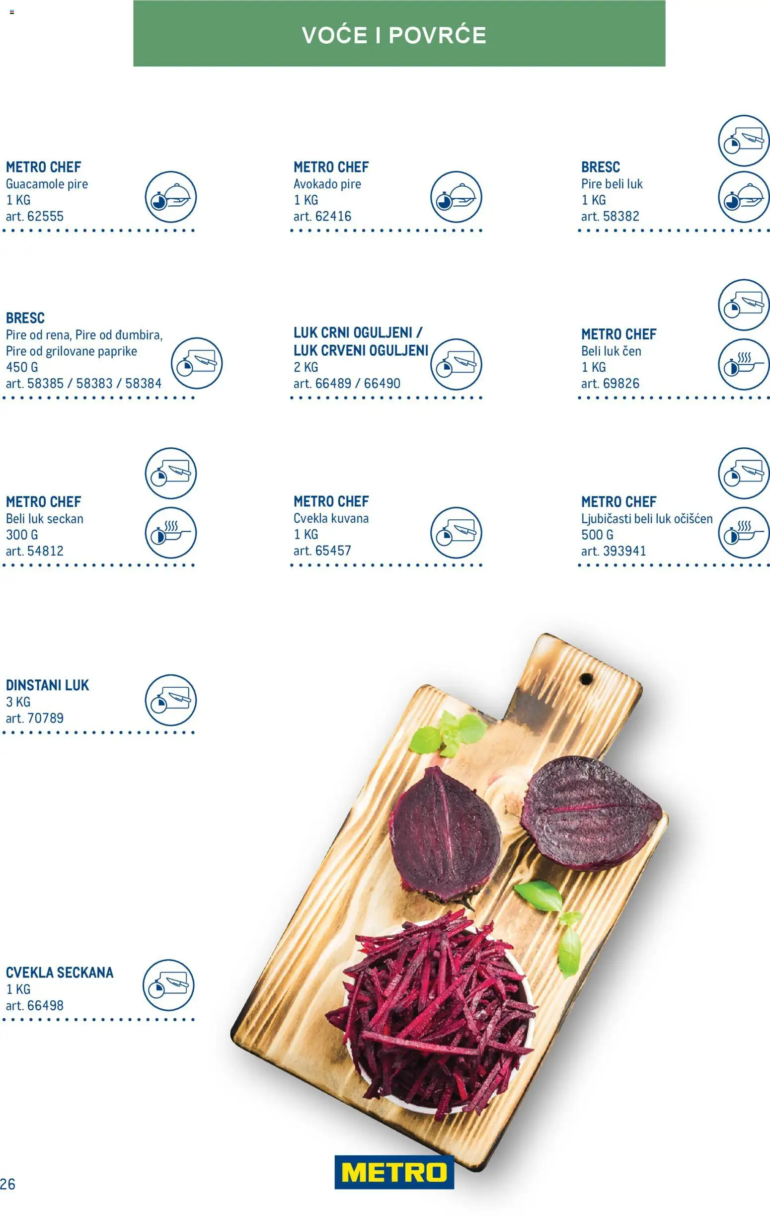 Metro katalog - važi od 28.11.2025 | Strana: 26 | Proizvode: Cvekla, Avokado, Beli luk