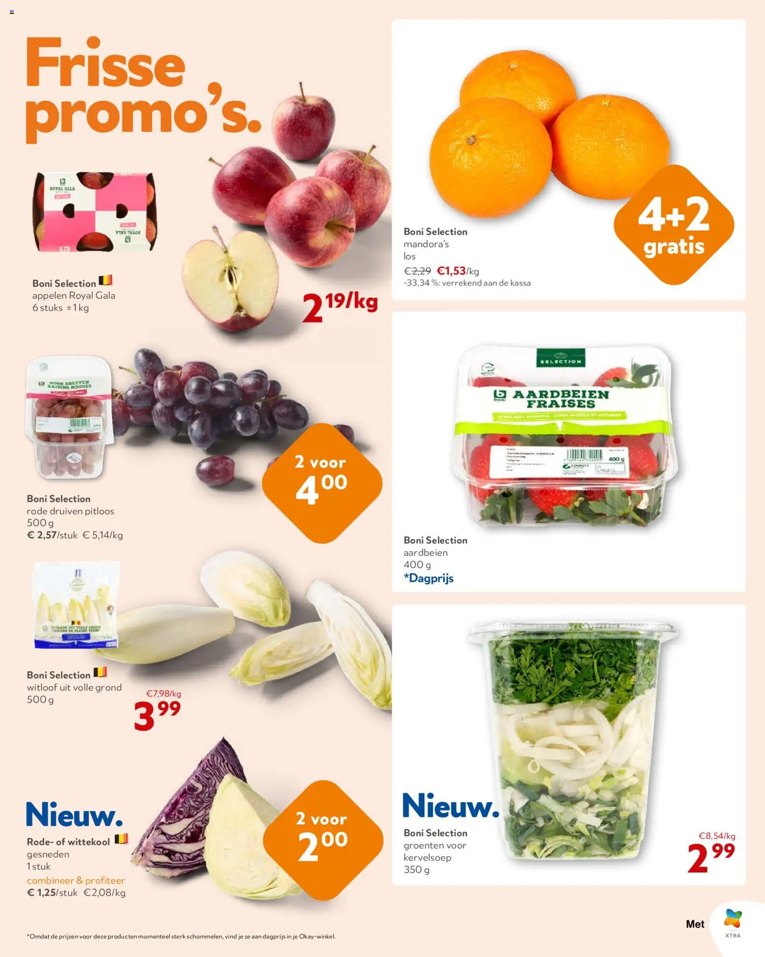 {H1} | Pagina: 9 | Producten: Appelen, Aardbeien, Groenten, Druiven