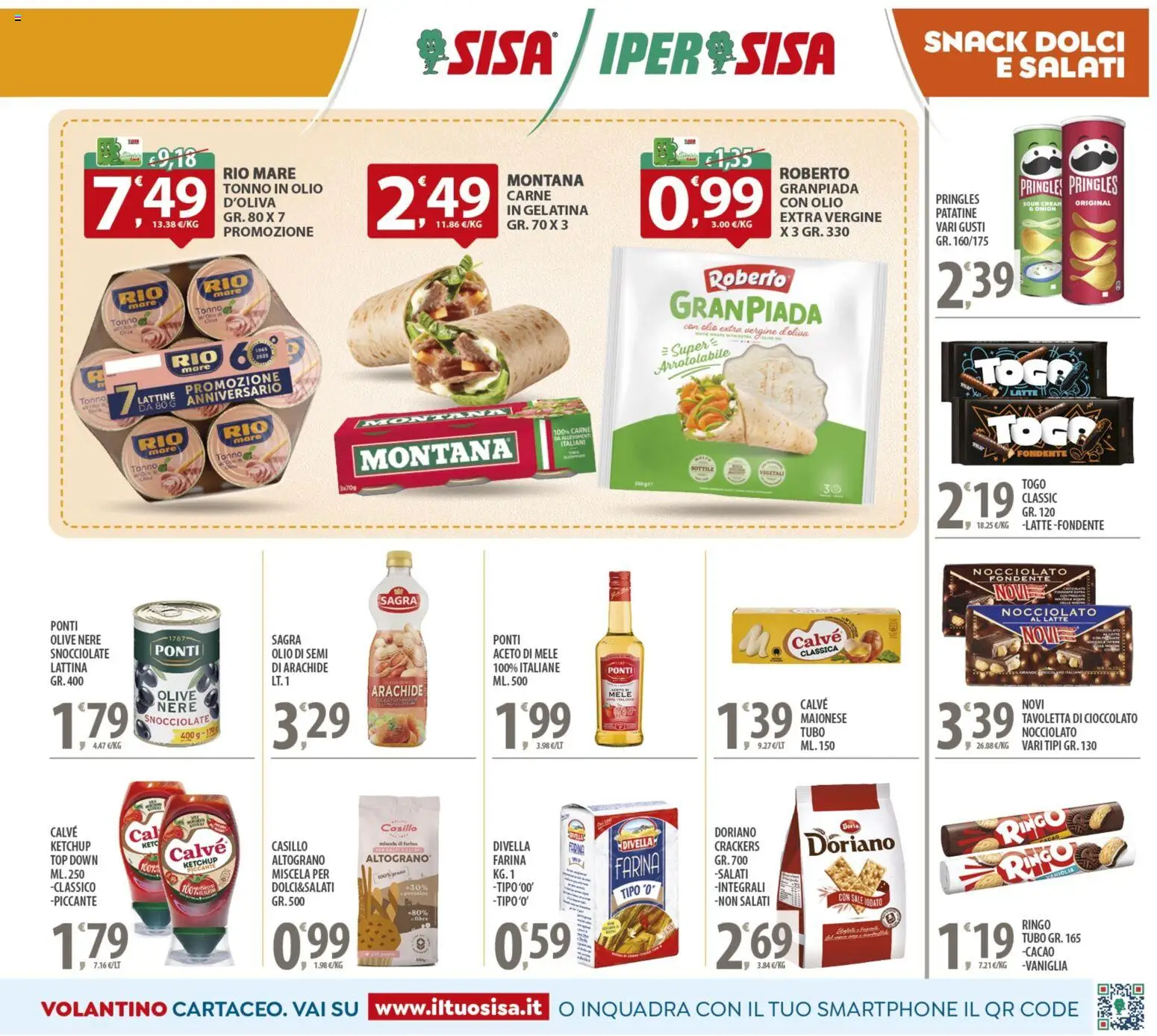 Volantino SISA del 25.11.2025 | Pagina: 9 | Prodotti: Cioccolato, Sale, Latte, Cacao