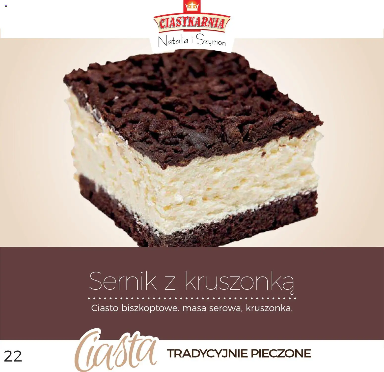 Topaz Gazetka - Ciasta  od 01.12.2025 | Strona: 22 | Produkty: Ciasto