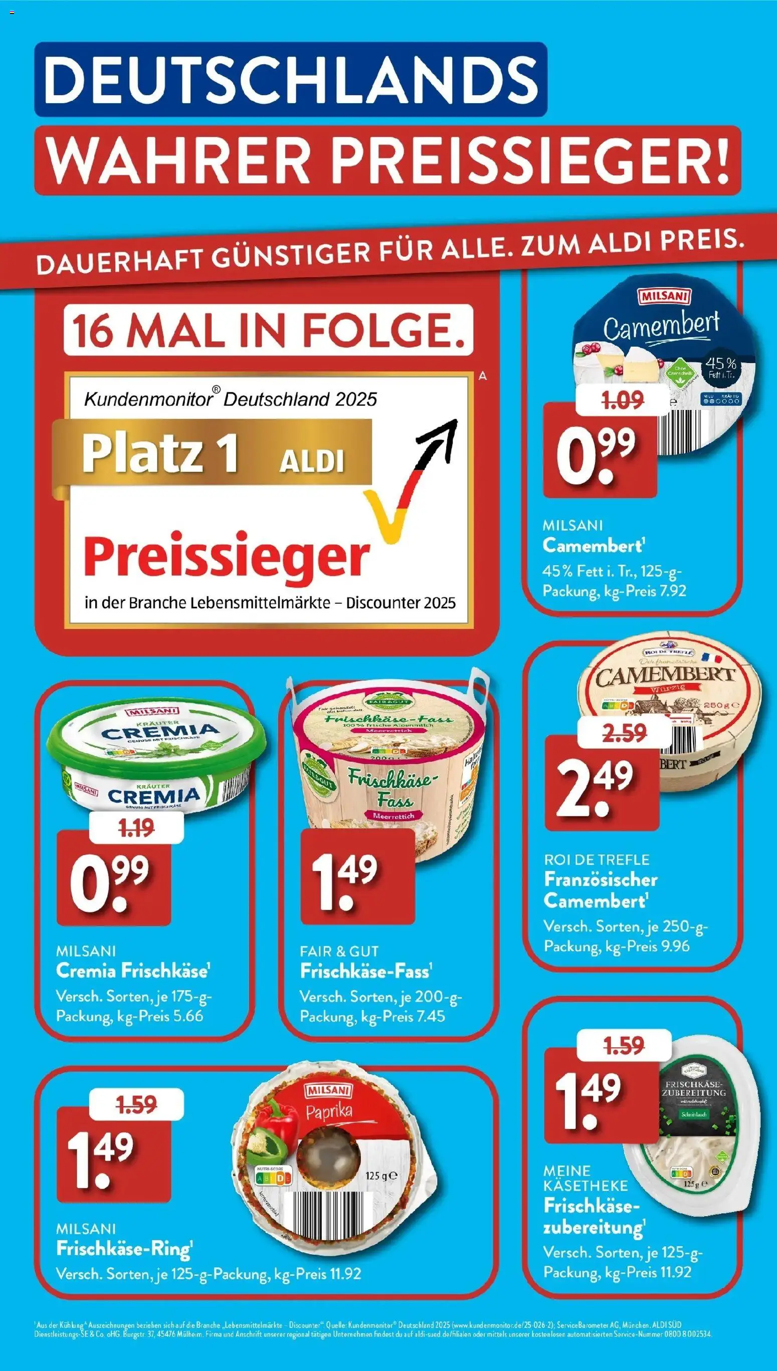 Aldi Süd Wochenangebote – gültig ab 20.04.2026 | Seite: 29 | Produkte: Paprika, Frischkase