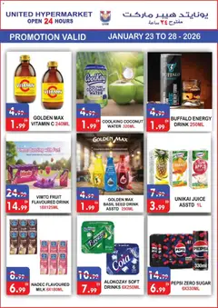 Preview of United Hypermarket - Offers valid from 23.01.2026 | Page: 9 | Products: Fotoaparát, Pizza, Jablka