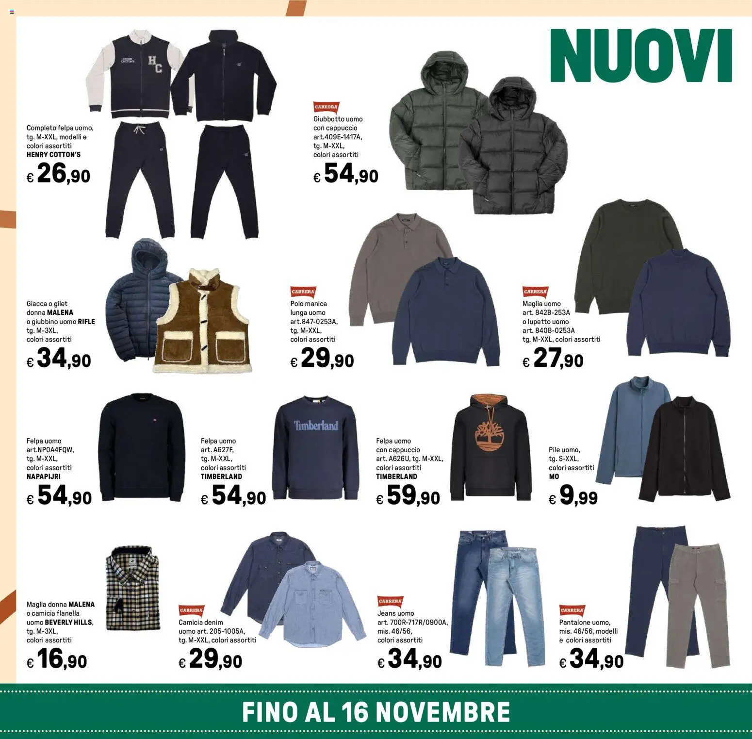 Volantino Iper del 24.10.2025 | Pagina: 38 | Prodotti: Giacca, Gilet, Polo, Cappuccio