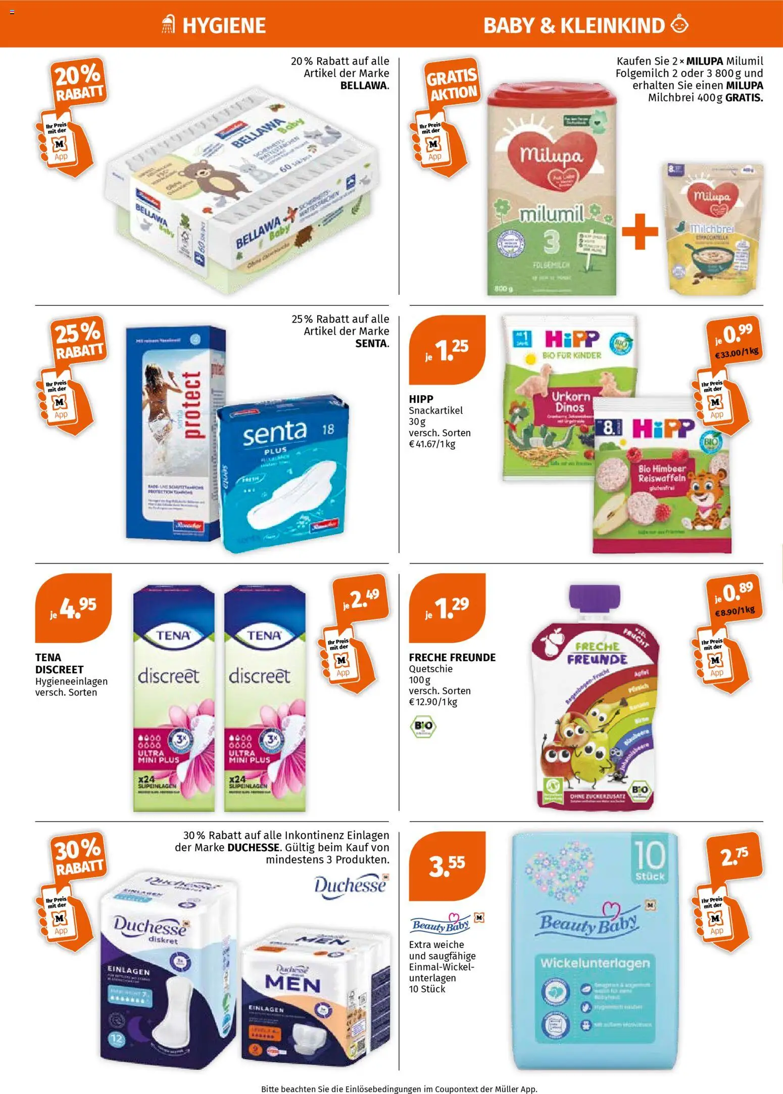 Müller Flugblatt gültig ab 20.04.2026 | Seite: 6 | Produkte: Birne, Äpfel