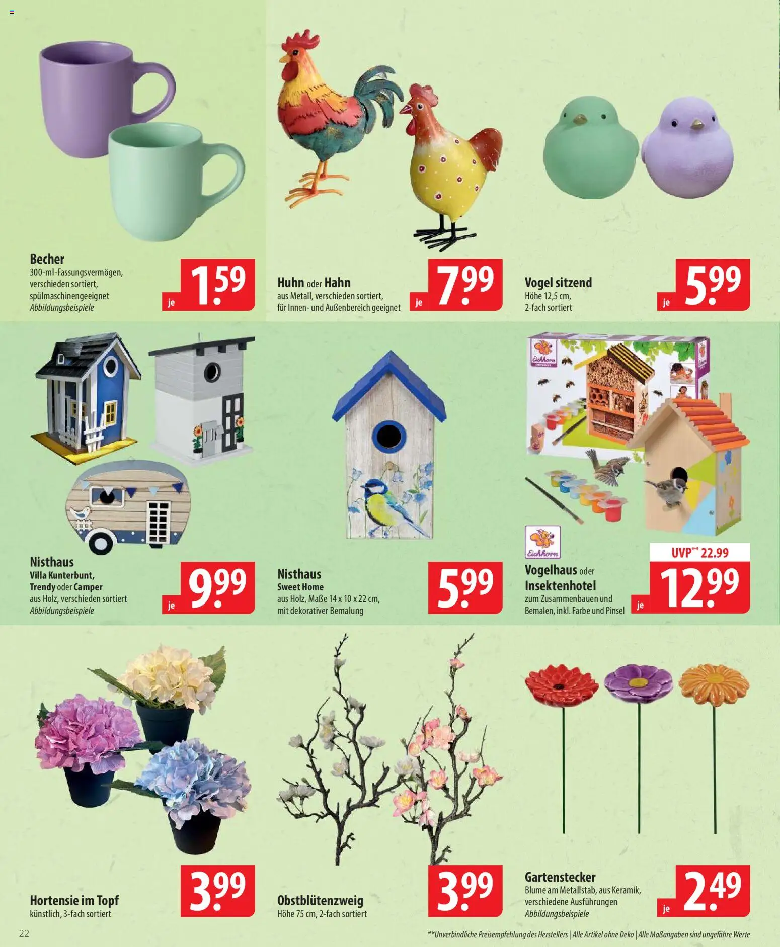 Famila Prospekt 	 – gültig ab 09.03.2026 | Seite: 22 | Produkte: Hortensie, Pinsel