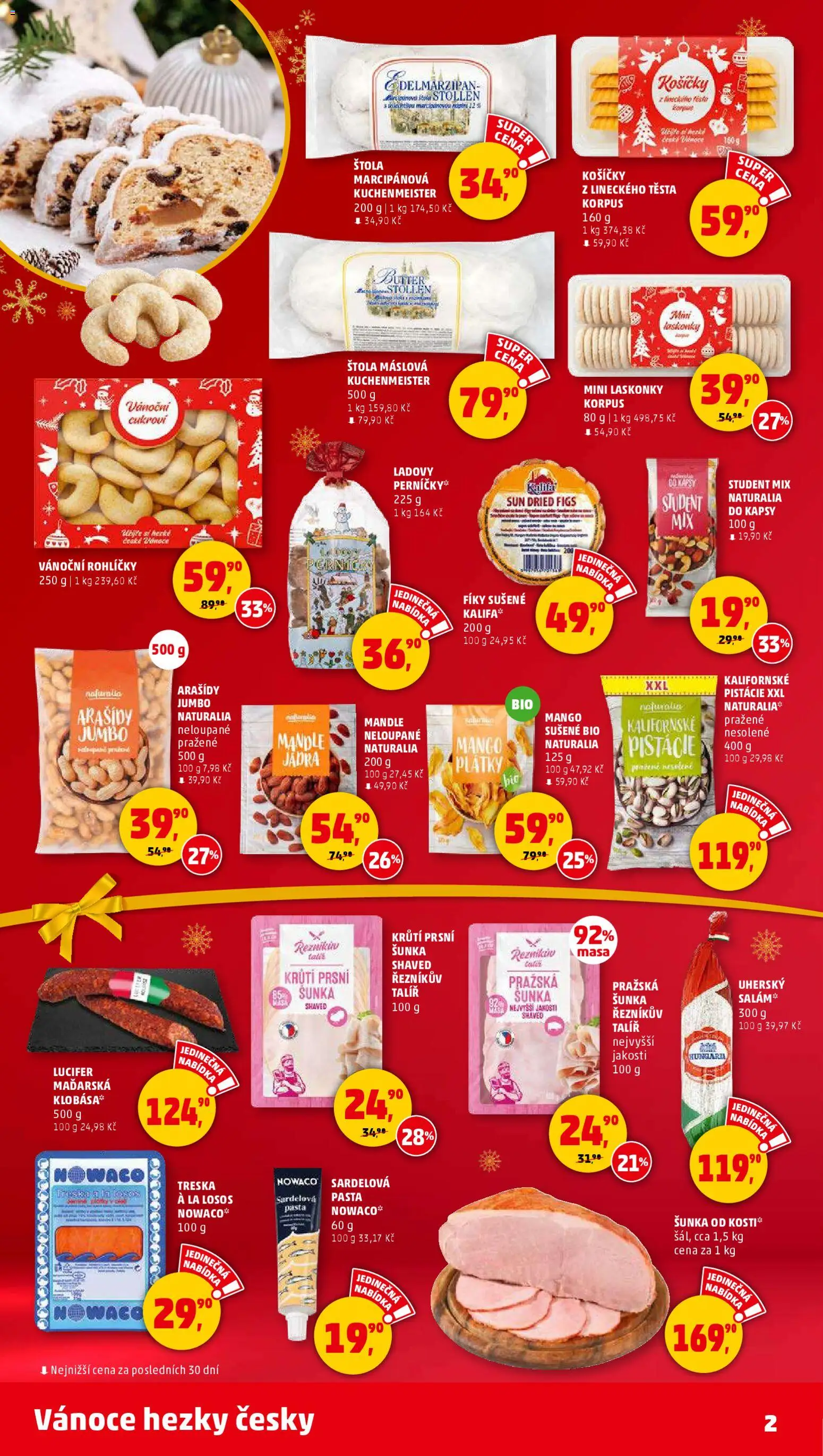 Penny Market katalog od 13.11.2025 | Strana: 2 | Produkty: Mango, Salám, Treska, Perníčky