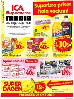 ICA Supermarket - Stockholm - Förhandsvisning av reklamblad från butik ICA Supermarket aktuell från 20.10.2025