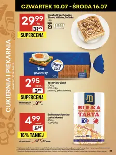Delikatesy Centrum Gazetka od 10.07.2025 | Strona: 23 | Produkty: Ciasto, Piekarnia, Delikatesy, Bułka