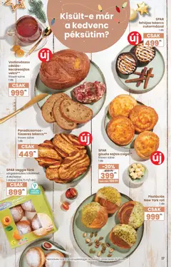 Interspar Karácsonyi Ínyenc katalógus - amely érvényes a következő dátumtól: 27.11.2025 | Oldal: 17 | Termékek: Fánk, Gouda, Doboz, Vegán