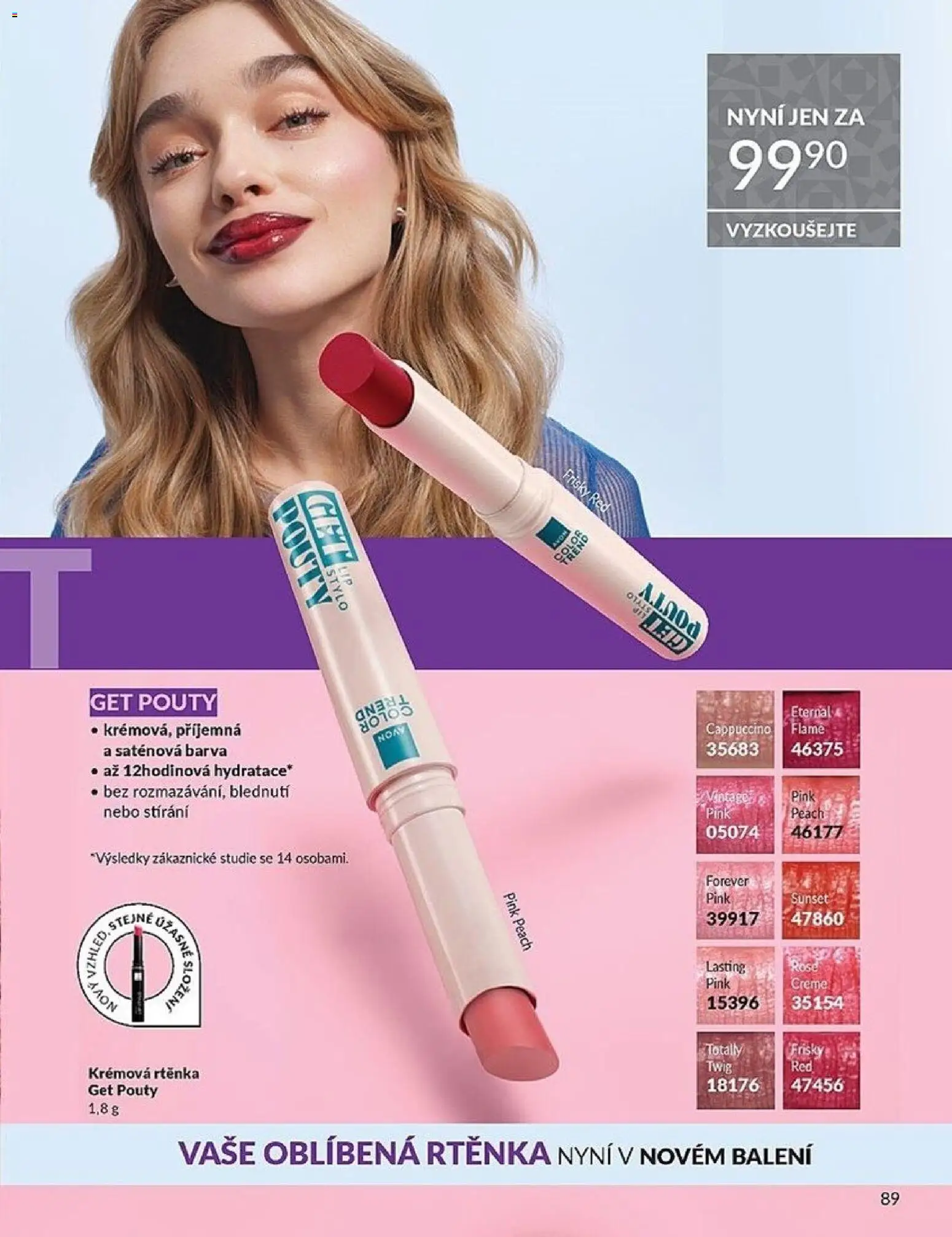 Avon Black Friday od 01.11.2025 | Strana: 89 | Produkty: Cappuccino, Rtěnka